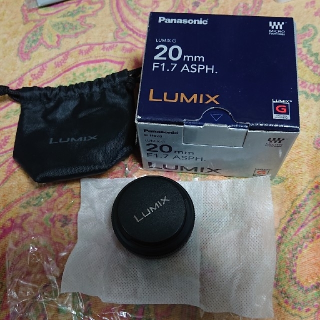 パナソニック LUMIX G 20mm F1.7 H-H020 プロテクター付 買取り実績