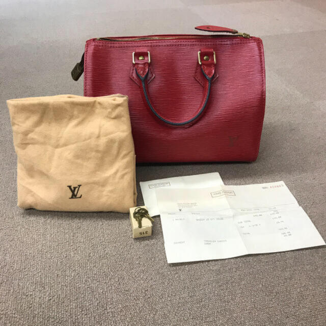 バッグ正規品 LOUIS VUITTON ルイヴィトン エピ スピーディ 25