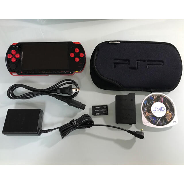 PSP-3000  バリューパック　ブラック/レッド