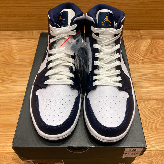 NIKE(ナイキ)のNIKE／AIR JORDAN 1 MID OBSIDIAN メンズの靴/シューズ(スニーカー)の商品写真