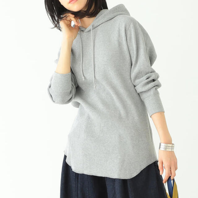 BEAMS BOY(ビームスボーイ)のhealthknit × beams boy／ワッフルプルオーバーパーカー メンズのトップス(パーカー)の商品写真