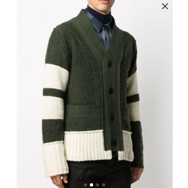 サイズ１ 新品 完売品 sacai ニット カーディガン