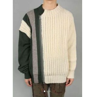 サカイ(sacai)の本日限定価格 サイズ１ 新品 完売品 sacai zip ニット(ニット/セーター)