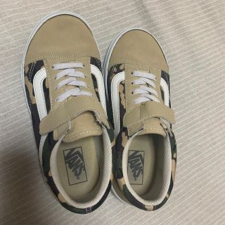 ヴァンズ(VANS)のバンズ　ベージュカモフラ柄(スニーカー)