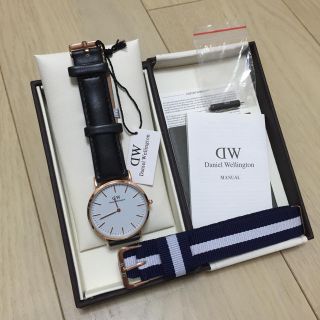 ダニエルウェリントン(Daniel Wellington)の【新品・ベルト付♪】DW 36㎜(腕時計)