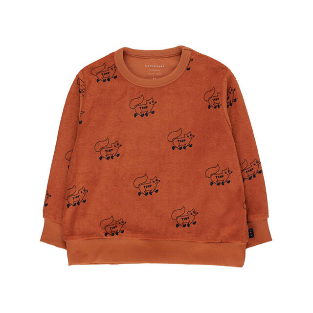 【新品】tinycottons FOXES SWEATSHIRT 4Y