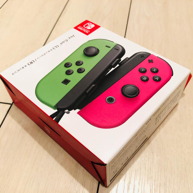 joycon【新品未開封】任天堂 Switch ジョイコン ネオングリーン/ネオンピンク