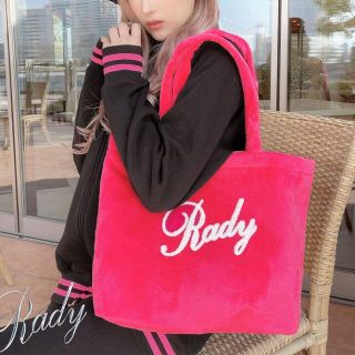 レディー(Rady)のふわもこ♡Radyちゃんトート ピンク(トートバッグ)