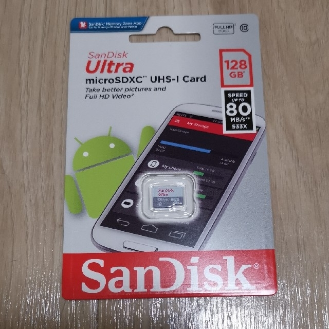 Sandisk 新品未使用 Micro Sd Sandisk Ultra 128gbの通販 By Ysd S Shop サンディスクならラクマ