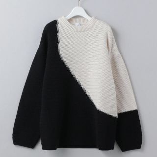 ビューティアンドユースユナイテッドアローズ(BEAUTY&YOUTH UNITED ARROWS)の＜6(ROKU)＞BICOLOR KNIT PULLOVER/ニット(ニット/セーター)