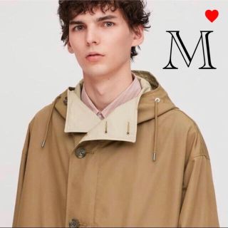 クリストフルメール(CHRISTOPHE LEMAIRE)の新品未使用ユニクロ　ユー　フーデットコート　M UNIQLO U ルメール (ミリタリージャケット)