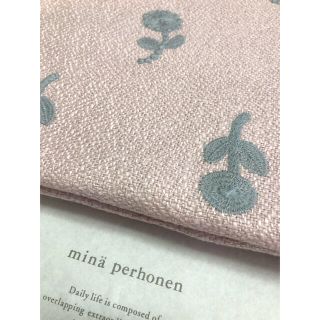 mina perhonen - ミナペルホネン ボヌール ピンク グレーの通販 by ...