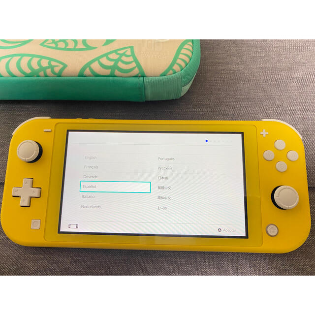 Switch スイッチライト　使用数回　美品　ケース付き