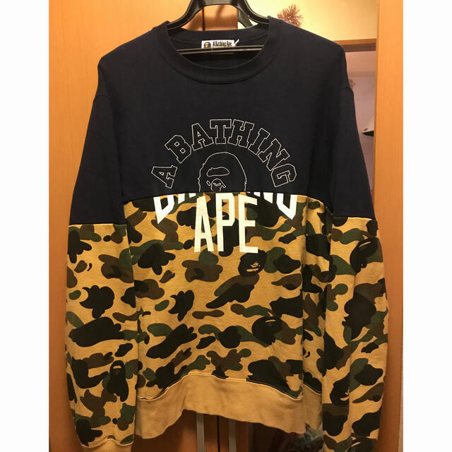 A BATHING APE - a bathing ape ベイプカモ モードスト系 トレーナーの