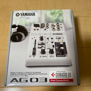 ヤマハ(ヤマハ)のYAMAHA AG03 未使用品(オーディオインターフェイス)