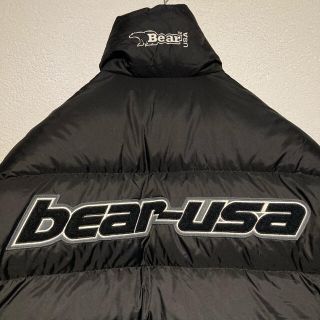 ベアー(Bear USA)のBEAR ダウンジャケット 黒 ブラック 90s ヌプシ 古着 ファーストダウン(ダウンジャケット)