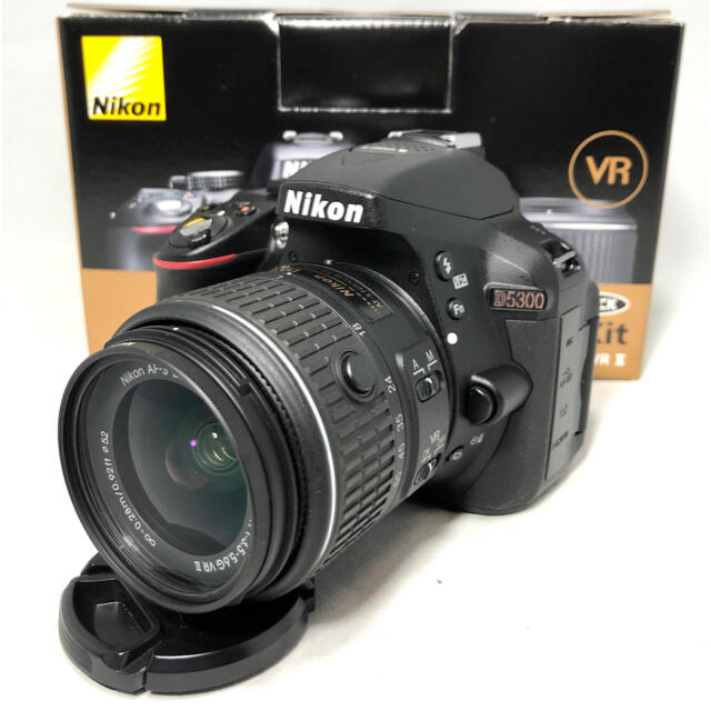 Nikon(ニコン)のNikon D5300 18-55 VRⅡ KIT 991ショット美品 スマホ/家電/カメラのカメラ(デジタル一眼)の商品写真