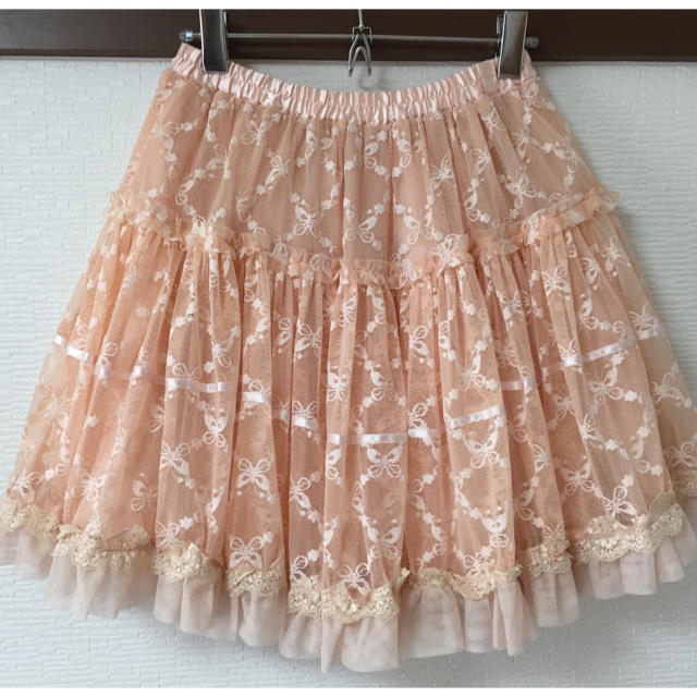 axes femme(アクシーズファム)のaxes femme ピンク色 スカート レディースのスカート(ひざ丈スカート)の商品写真