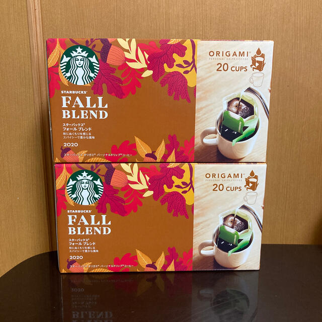 Starbucks Coffee(スターバックスコーヒー)の新品　スターバックス　オリガミ　フォールブレンド　40個 食品/飲料/酒の飲料(コーヒー)の商品写真