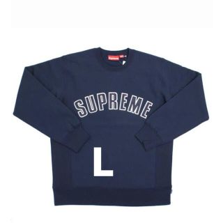 シュプリーム(Supreme)のsupreme 15aw arc logo crewneck ネイビー L(スウェット)