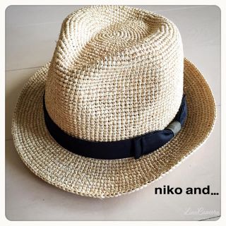 ニコアンド(niko and...)の新品 nikoand… 中折れハット(麦わら帽子/ストローハット)