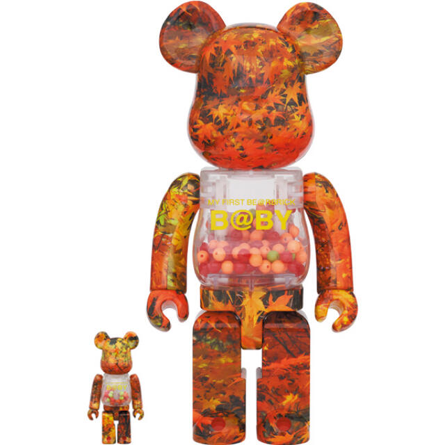 MY FIRST BE@RBRICK B@BY AUTUMN LEAVES 2G