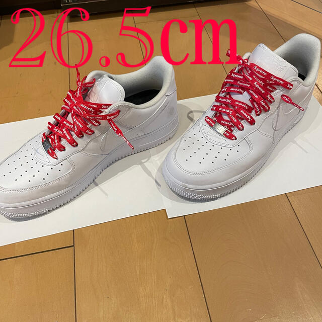 完売 Supreme NIKE エアフォース1 シュプリーム ナイキ 27cm 白