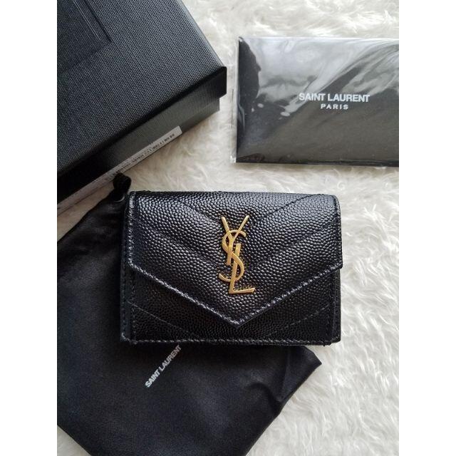 SAINT LAURENT サンローラン モノグラム 3つ折り 財布