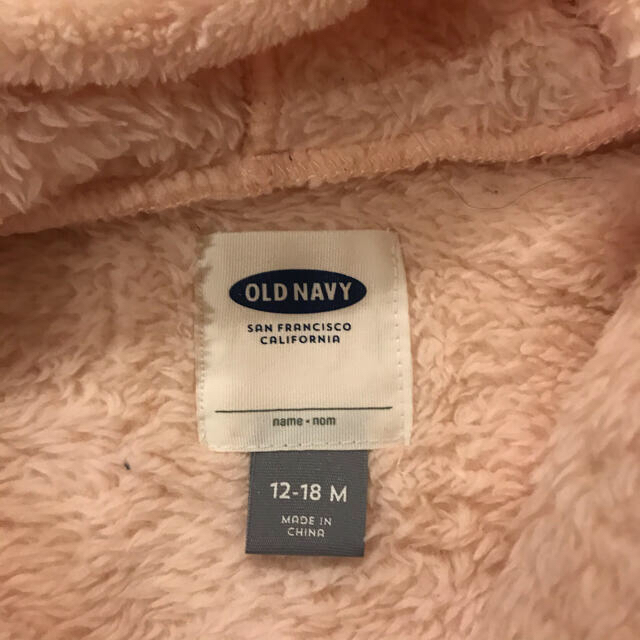 Old Navy(オールドネイビー)のOLD NAVY モコモコアウター 80cm キッズ/ベビー/マタニティのベビー服(~85cm)(トレーナー)の商品写真