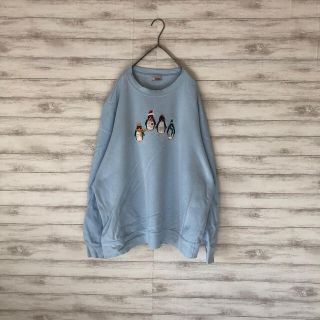 90’s miki HOUSE ペンギン刺繍 デザイン良過ぎ スウェット