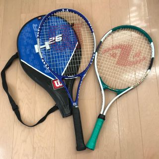 ウィルソン(wilson)のWilson ウィルソン　H26 子供用ラケット　ケース+ノーブランド付き(ラケット)