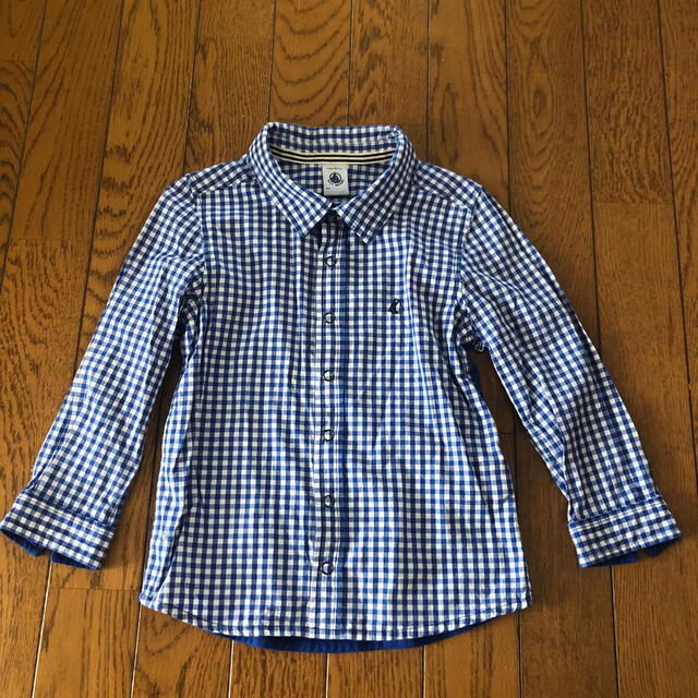 PETIT BATEAU(プチバトー)のプチバトー　4ans/102 キッズ/ベビー/マタニティのキッズ服男の子用(90cm~)(ブラウス)の商品写真