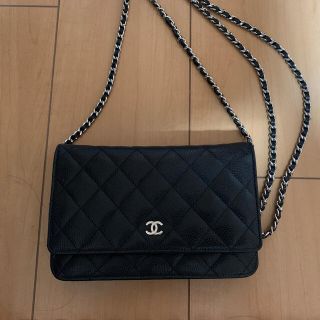 シャネル(CHANEL)のシャネル ⭐︎チェーンウォレット⭐︎キャビアスキン(ショルダーバッグ)