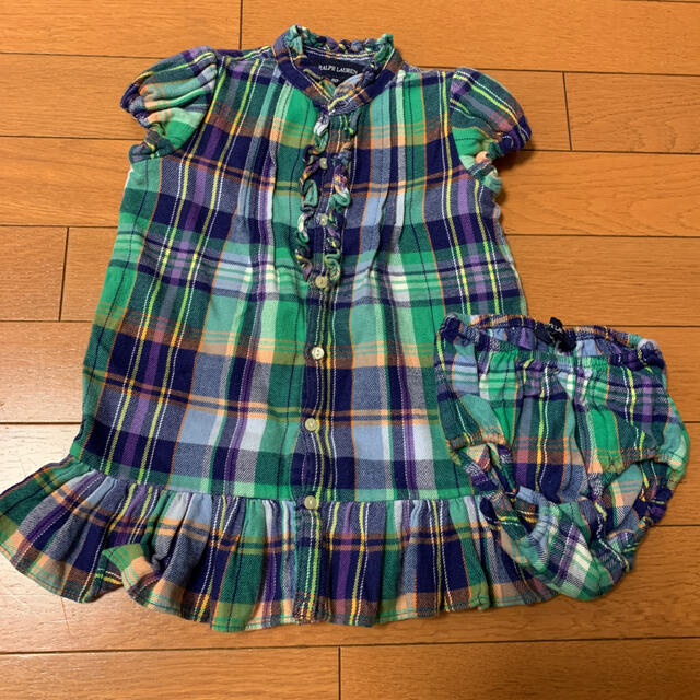 Ralph Lauren(ラルフローレン)のラルフローレン&プティマイン  ワンピース　 キッズ/ベビー/マタニティのベビー服(~85cm)(ワンピース)の商品写真