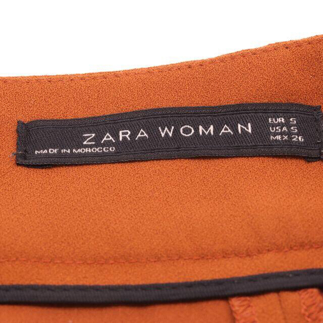 ZARA(ザラ)の［ZARA］ワイドパンツ オレンジ レディースSサイズ レディースのパンツ(その他)の商品写真