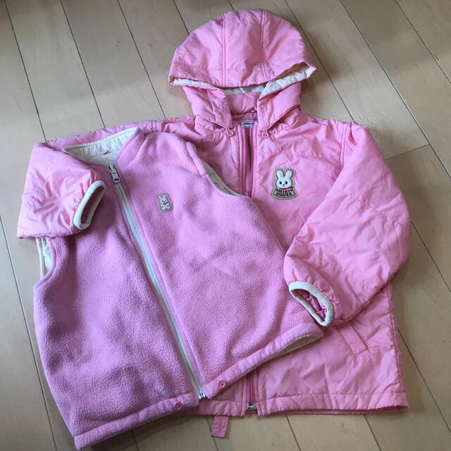 mikihouse(ミキハウス)のミキハウス　アウター　110 女児 キッズ/ベビー/マタニティのキッズ服男の子用(90cm~)(ジャケット/上着)の商品写真