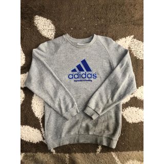 アディダス(adidas)の【choco様専用】adidasアディダス　キッズトレーナー　グレー140(Tシャツ/カットソー)