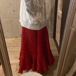 vintage        dot long skirt(ロングスカート)