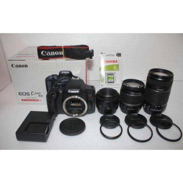 Canon - キャノン Canon EOS Kiss X8i トリプルレンズセット