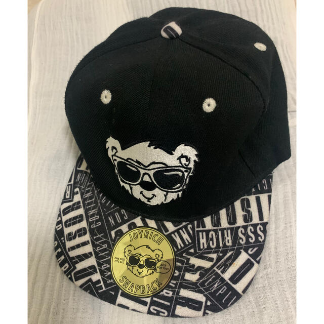 JOYRICH(ジョイリッチ)のユウキ様専用　JOYRICH teddy bear black cap くま メンズの帽子(キャップ)の商品写真