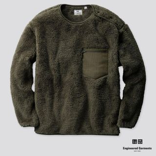 ユニクロ(UNIQLO)の【新品・タグ付き】UNIQLO エンジニアドガーメンツ　フリース　プルオーバー(スウェット)