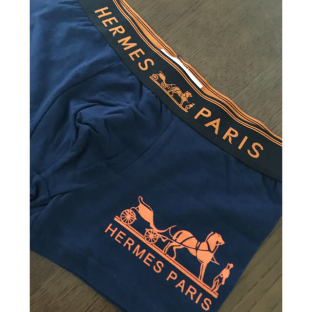 Hermès ボクサーパンツ紺色