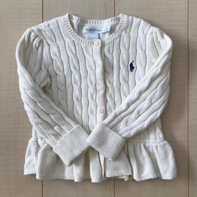 Ralph Lauren(ラルフローレン)のラルフローレン　キッズカーディガン キッズ/ベビー/マタニティのキッズ服女の子用(90cm~)(カーディガン)の商品写真