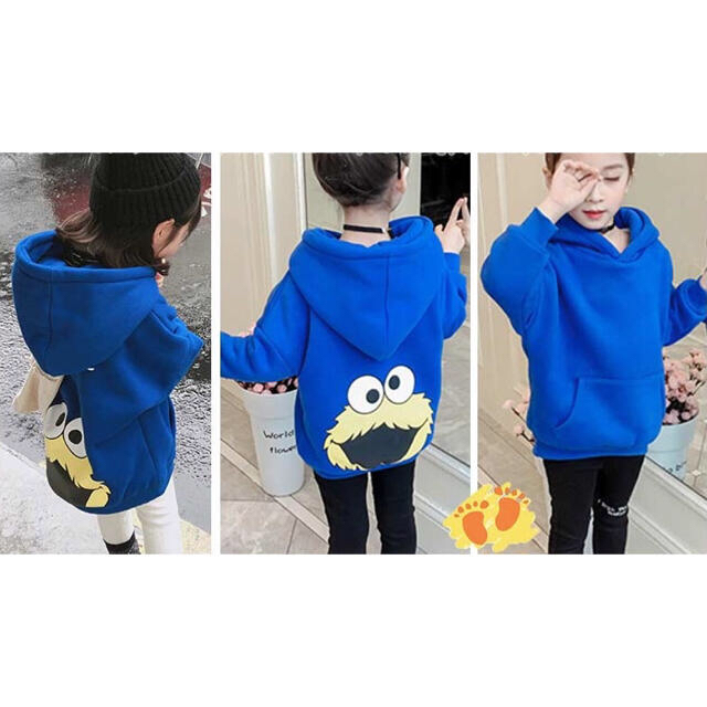 ZARA KIDS(ザラキッズ)の韓国 インポート  パーカー 男女兼用 裏側起毛 冬 暖かい 110 / 120 キッズ/ベビー/マタニティのキッズ服男の子用(90cm~)(ジャケット/上着)の商品写真