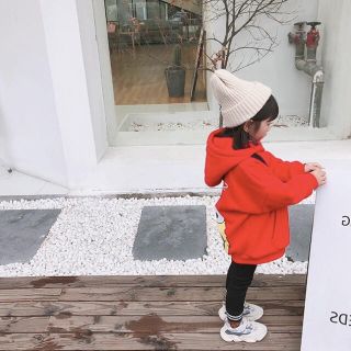 ザラキッズ(ZARA KIDS)の韓国 インポート  パーカー 男女兼用 裏側起毛 冬 暖かい 110 / 120(ジャケット/上着)