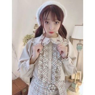 スワンキス(Swankiss)のスワンキス Swankiss DB teddy collar CK B/L (シャツ/ブラウス(長袖/七分))