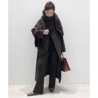 アパルトモンドゥーズィエムクラス(L'Appartement DEUXIEME CLASSE)のglossy様専用！アパルトモン☆黒のOver Sized LAMB Coat(ロングコート)