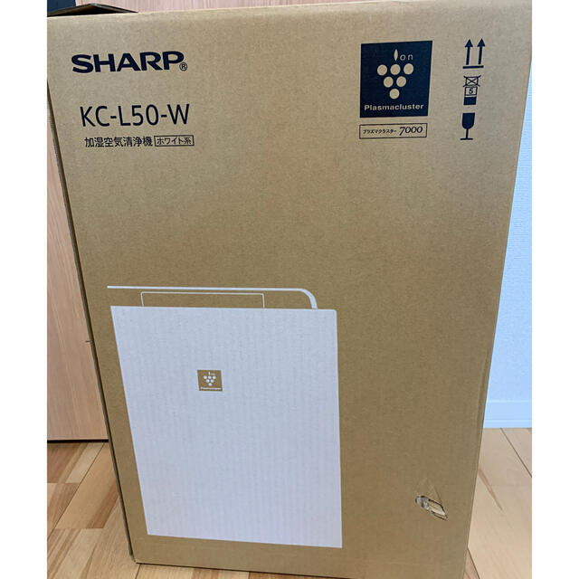 SHARP 加湿 空気清浄機 プラズマクラスター7000 KC-L50-W 1