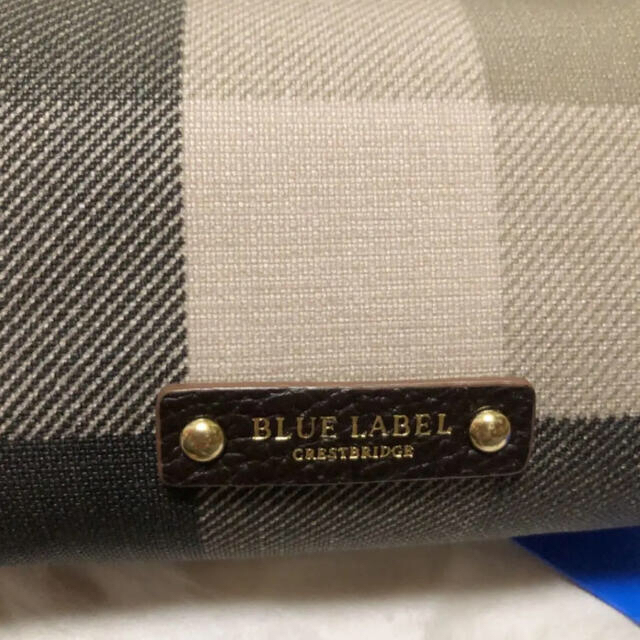 BURBERRY BLUE LABEL(バーバリーブルーレーベル)の［12月限定価格］ブルーレーベルクレストブリッジ  ポーチ レディースのファッション小物(ポーチ)の商品写真