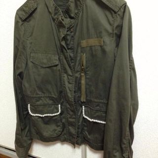 ユナイテッドアローズグリーンレーベルリラクシング(UNITED ARROWS green label relaxing)のGreenlabel★カーキジャケット★(ミリタリージャケット)